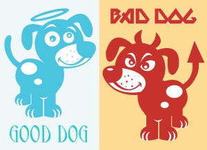 Good dog vs Bad dog